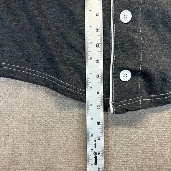 Naruto Team 7 Baseball Jersey Men's Medium Gray Button Up Ripple Junction 2007 - Picture 8 of 10